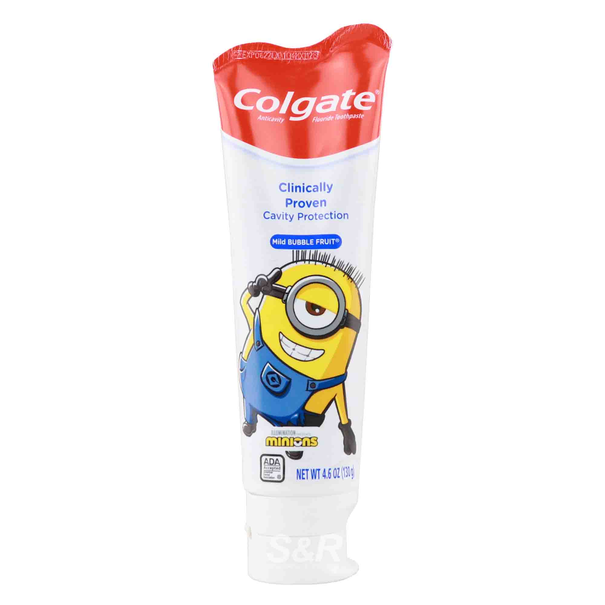 Colgate Kids Minions Toothpaste Mint Bubble Fruit 136g